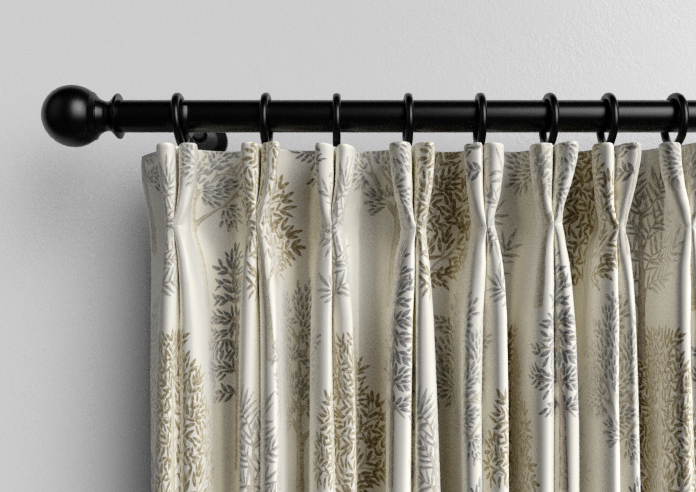 Coppice Faux Silk, Bronze - Made to Measure Curtain - Image 10